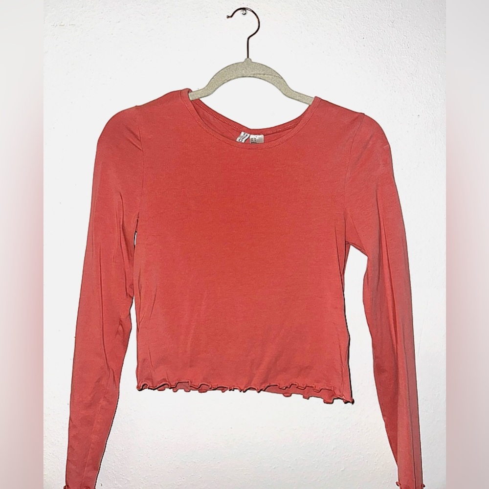 Long Sleeve Pink Top